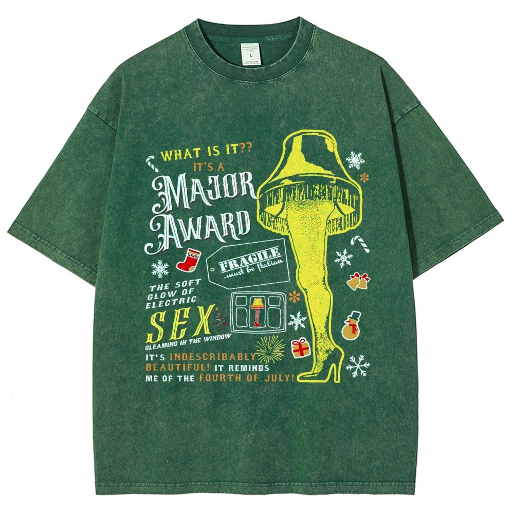 A Major Award Leg Lamp Vintage Distressed T-shirt