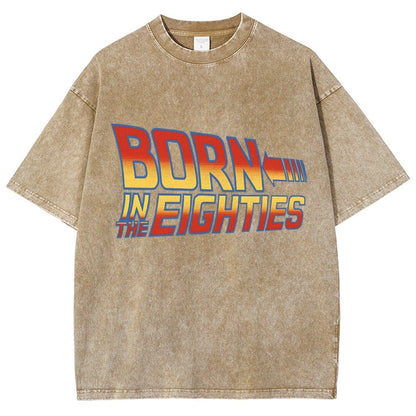 Born In The Eighties Vintage Distressed T-shirt