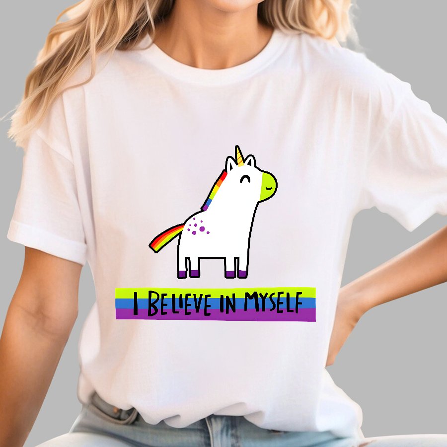 Unicorn Believes Geek T-Shirt