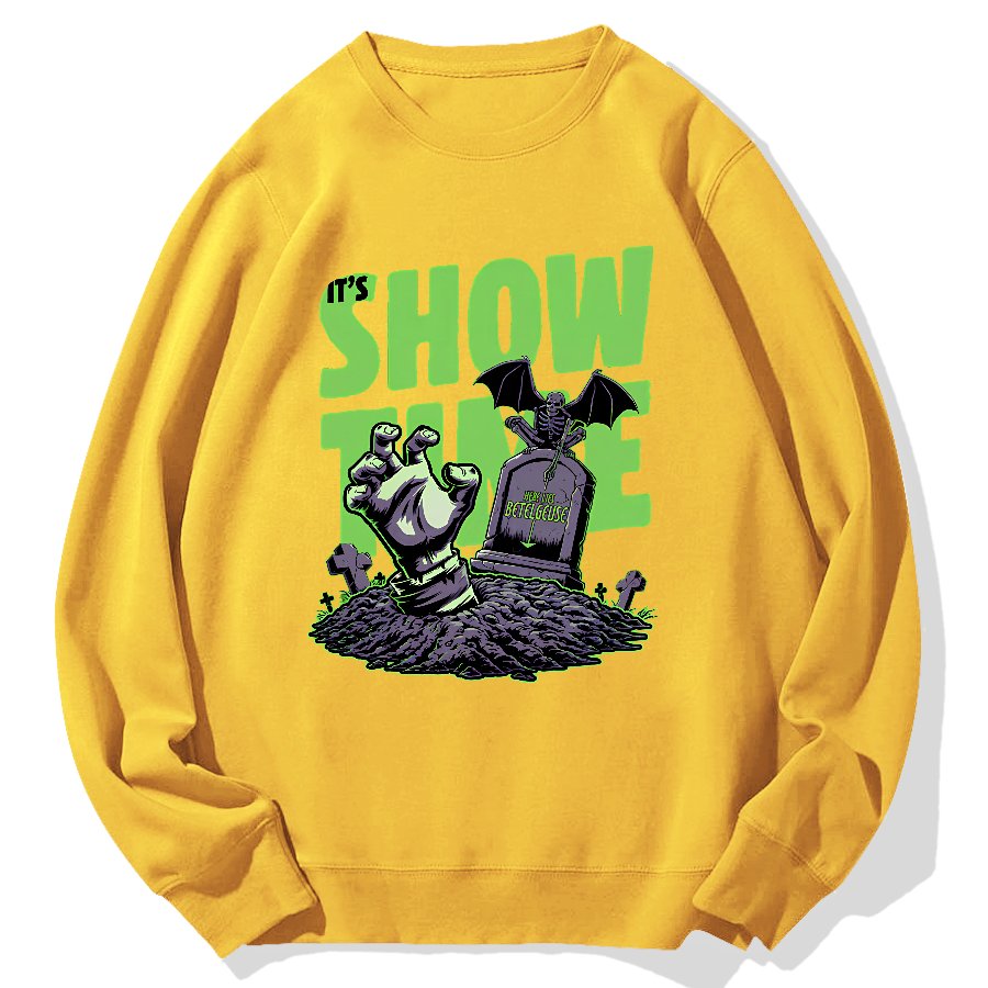 Beetle Graveyard Showtime Geek Cotton Sweatshirt