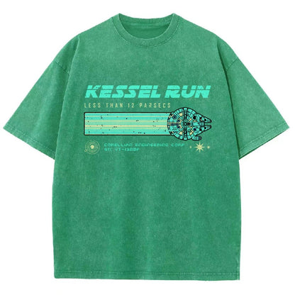 Retro Vintage Parsecs Vintage Distressed T-shirt