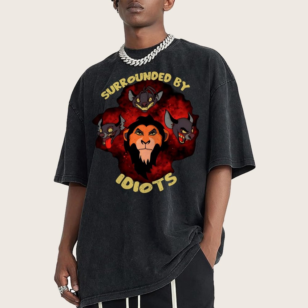 Surrounded By Idiots Vintage Distressed T-shirt