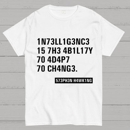 Intelligence - Famous Physicist Science Geeky T-Shirt
