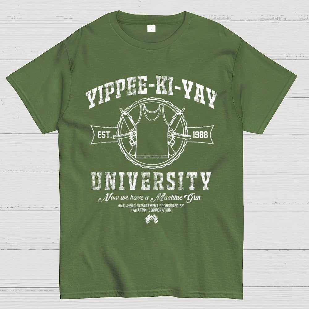 Yippee-Ki-Yay University Geek T-Shirt