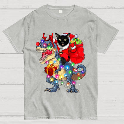 Cat Christmas Geek T-Shirt