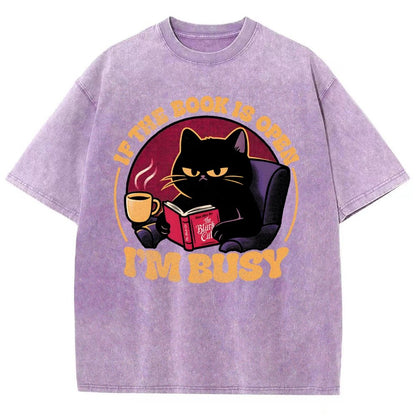 I'm Busy Vintage Distressed T-shirt