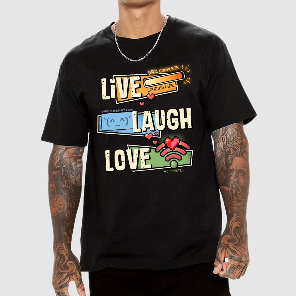 Live, Laugh, Love Geek T-Shirt
