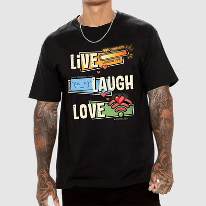 Live, Laugh, Love Geek T-Shirt