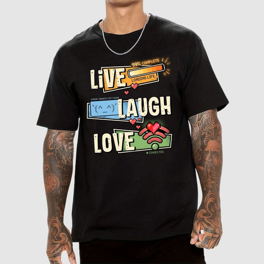Live, Laugh, Love Geek T-Shirt