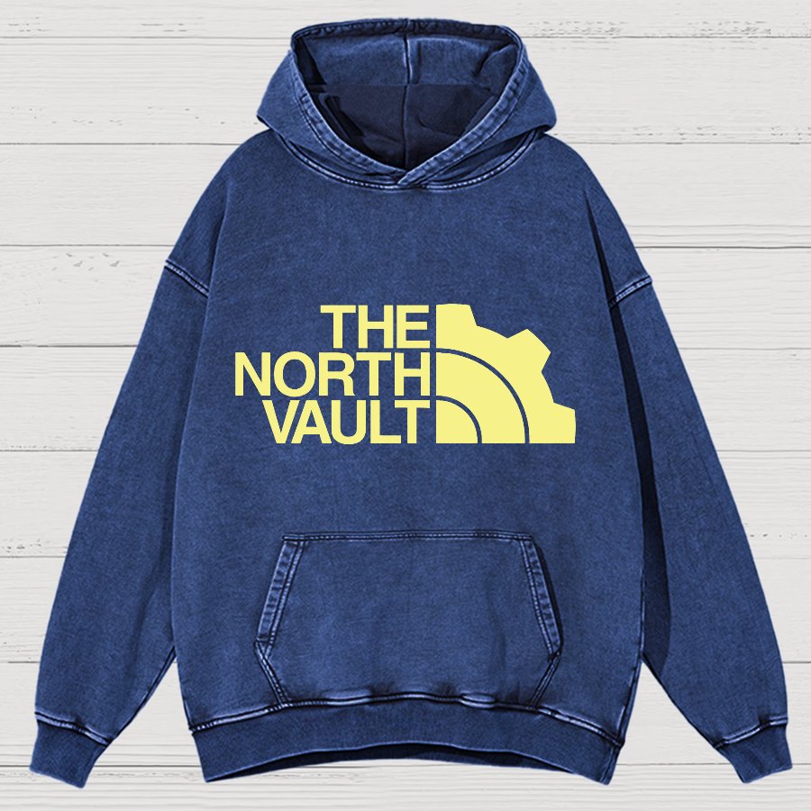The North Vault  Vintage Distressed Hoodie