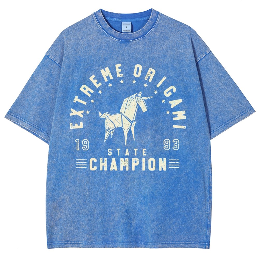 Extreme Origami Champ Vintage Distressed T-shirt