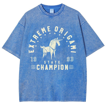 Extreme Origami Champ Vintage Distressed T-shirt