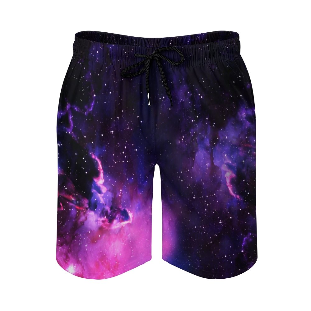 Purple Nebula Geek Shorts