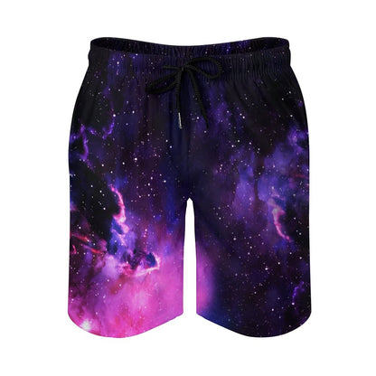 Purple Nebula Geek Shorts