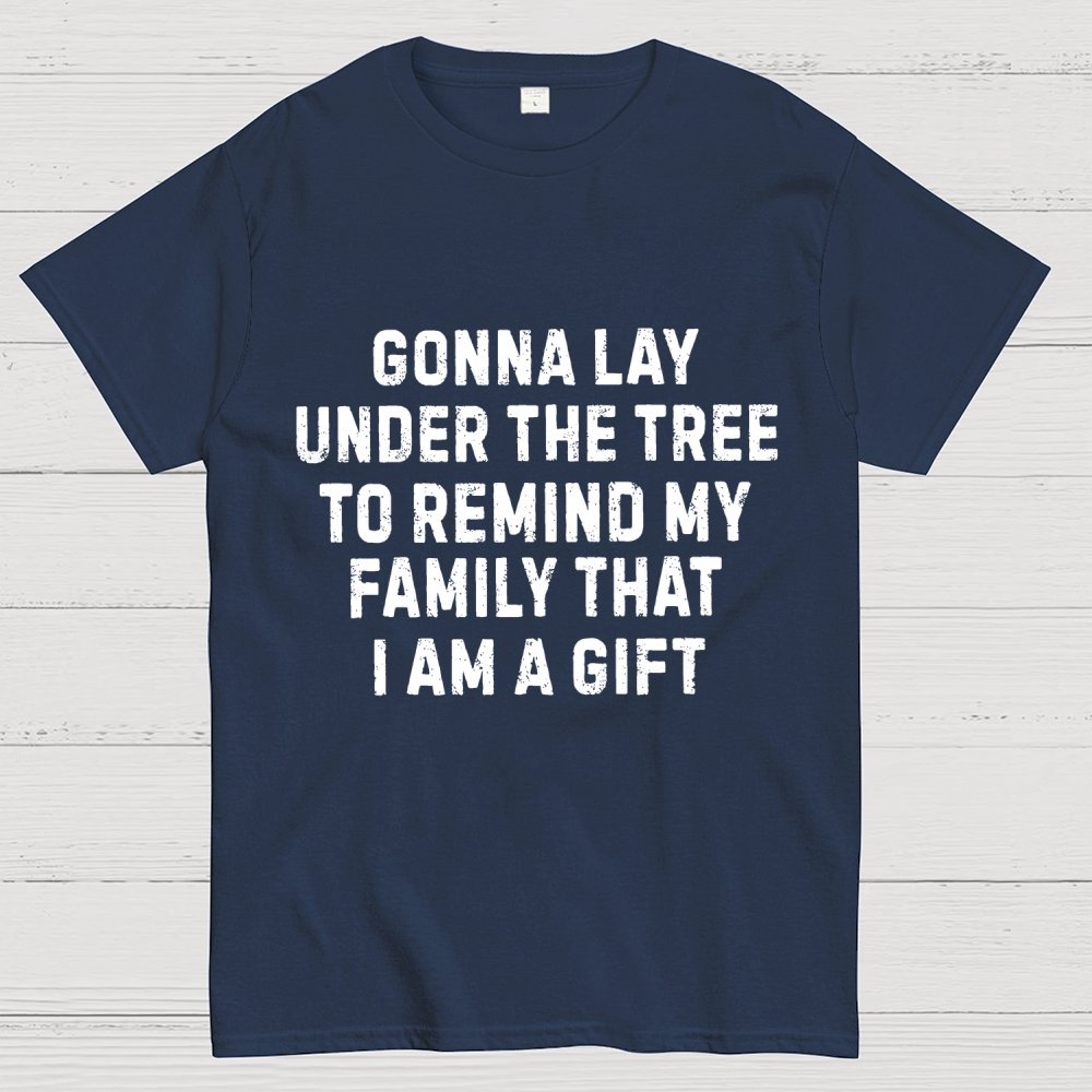 Crazy Dog Womens Funny Sarcastic Humor Christmas Geek T-Shirt
