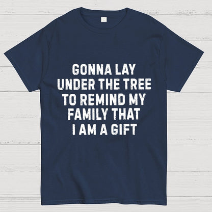 Crazy Dog Womens Funny Sarcastic Humor Christmas Geek T-Shirt