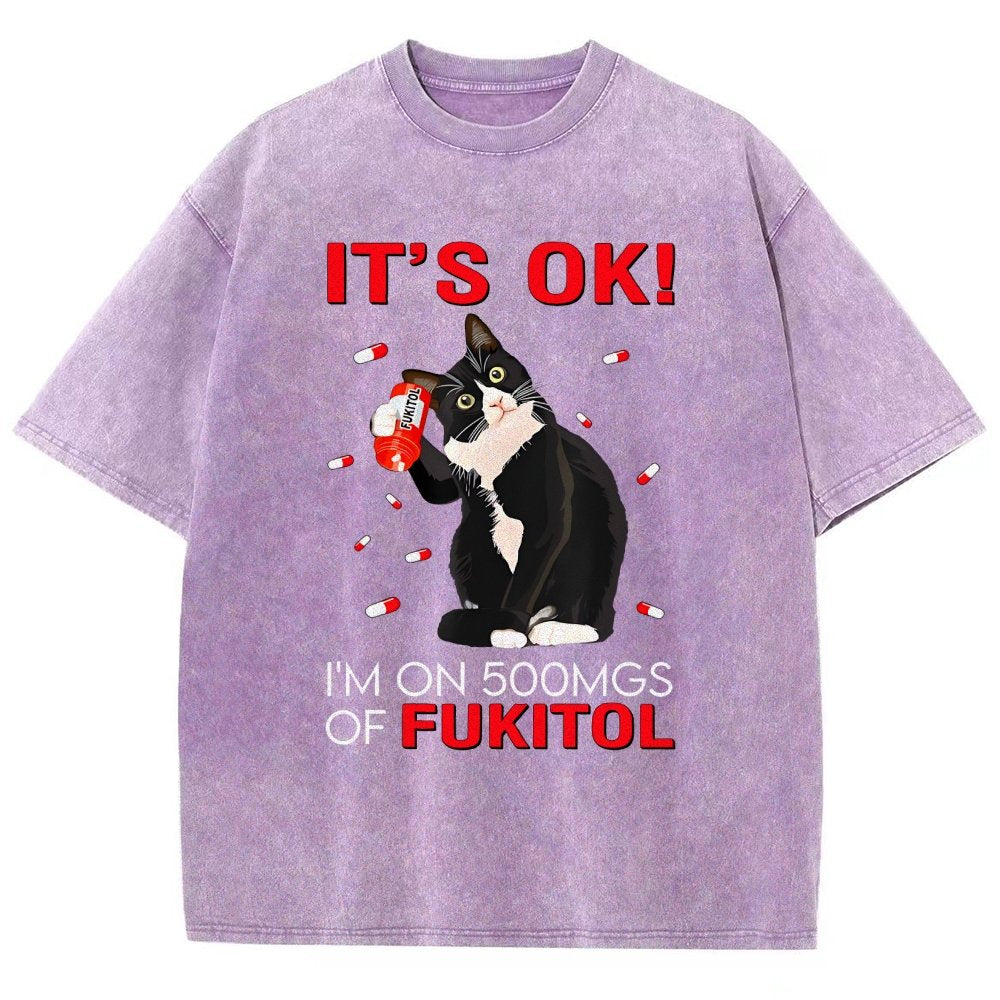 It's Ok Vintage Distressed T-shirt