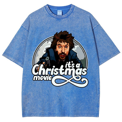 It‘s A Christmas Movie Vintage Distressed T-shirt