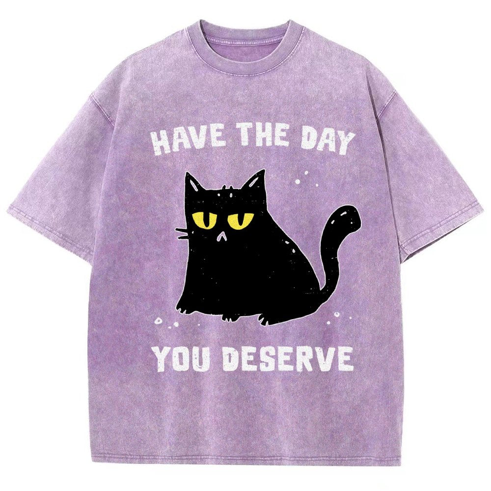 Karma Kitten Vintage Distressed T-shirt