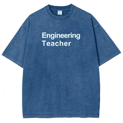 Engineering Teacher Unisex Washed T-Shirt