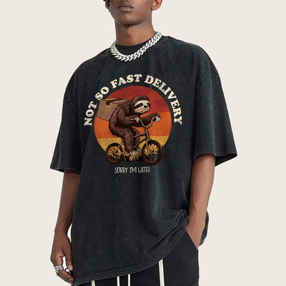 Not So Express Delivery Vintage Distressed T-shirt