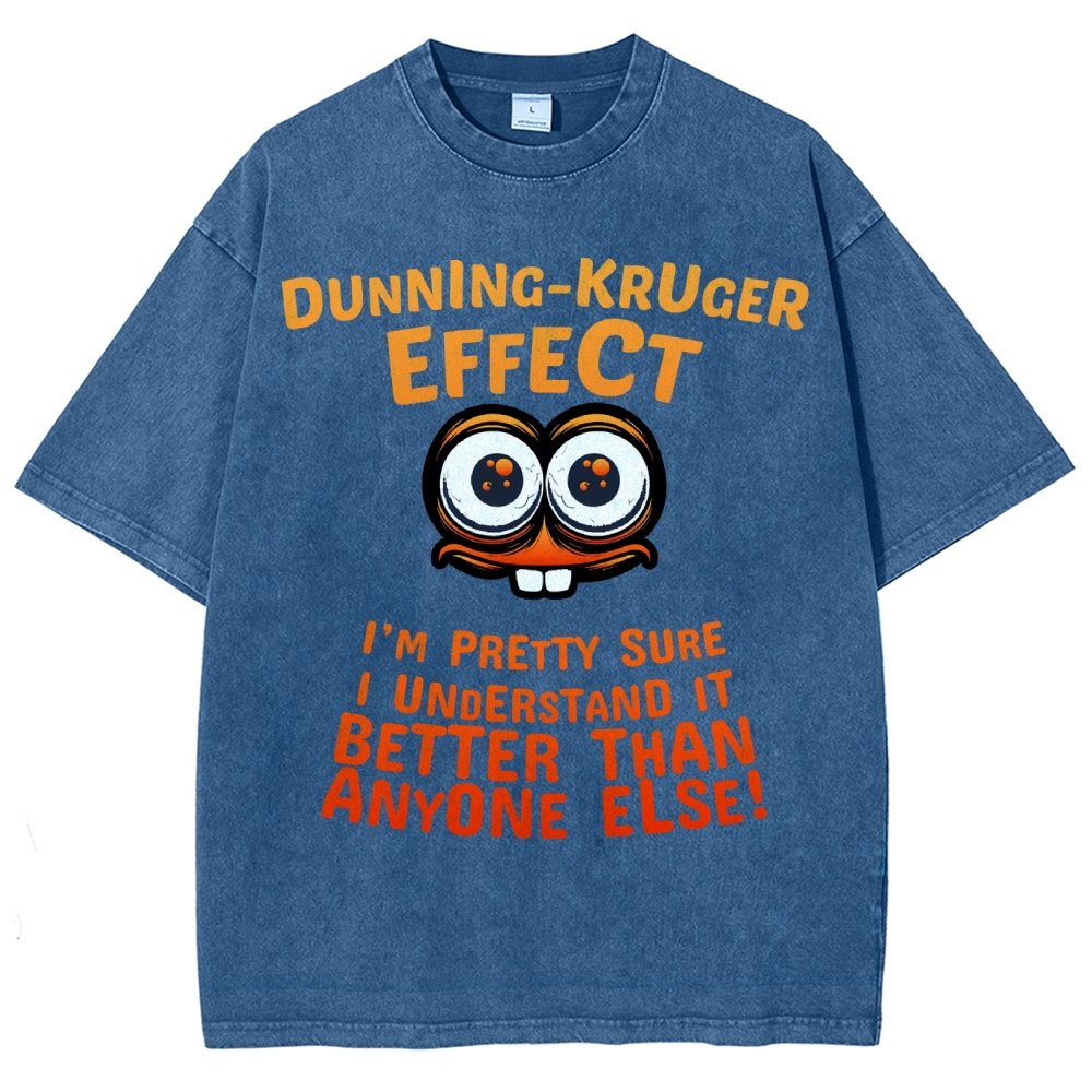 Dunning-Kruger-Effekt Vintage Distressed T-shirt