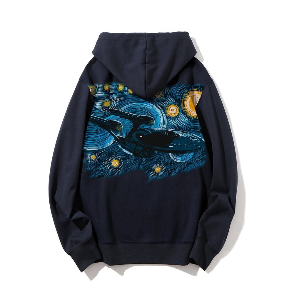 Printed Back Cotton Hoodie