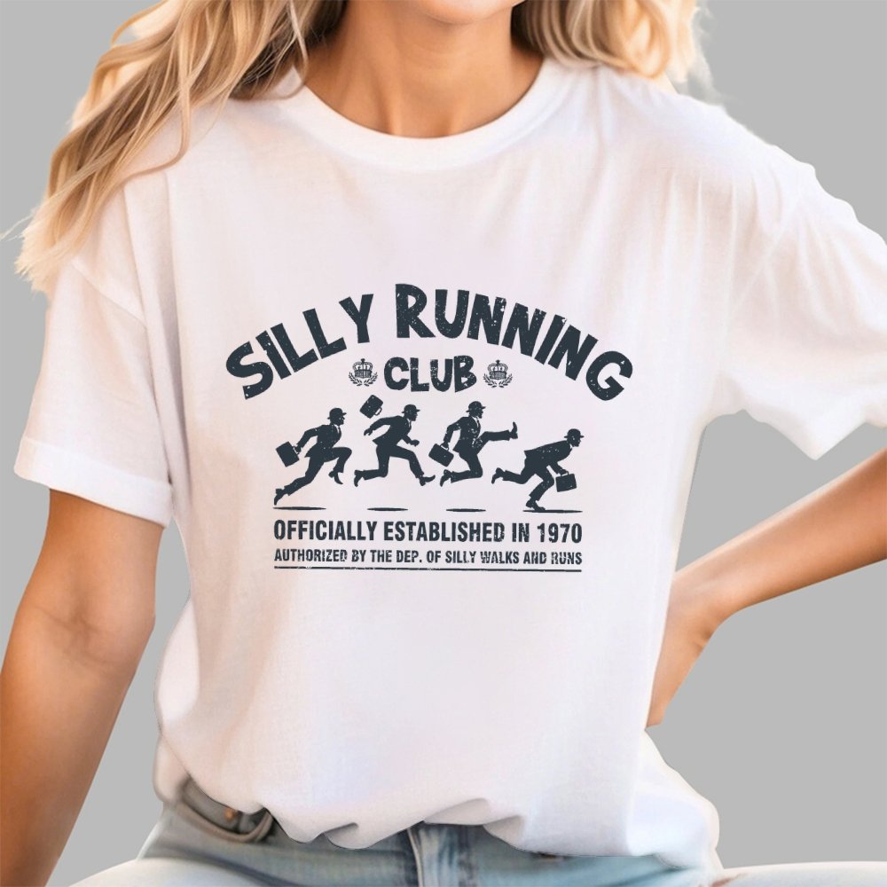 Funny Silly Running Club Geek T-Shirt