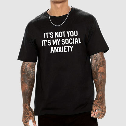 Social Anxiety Funny Humor Geek T-Shirt