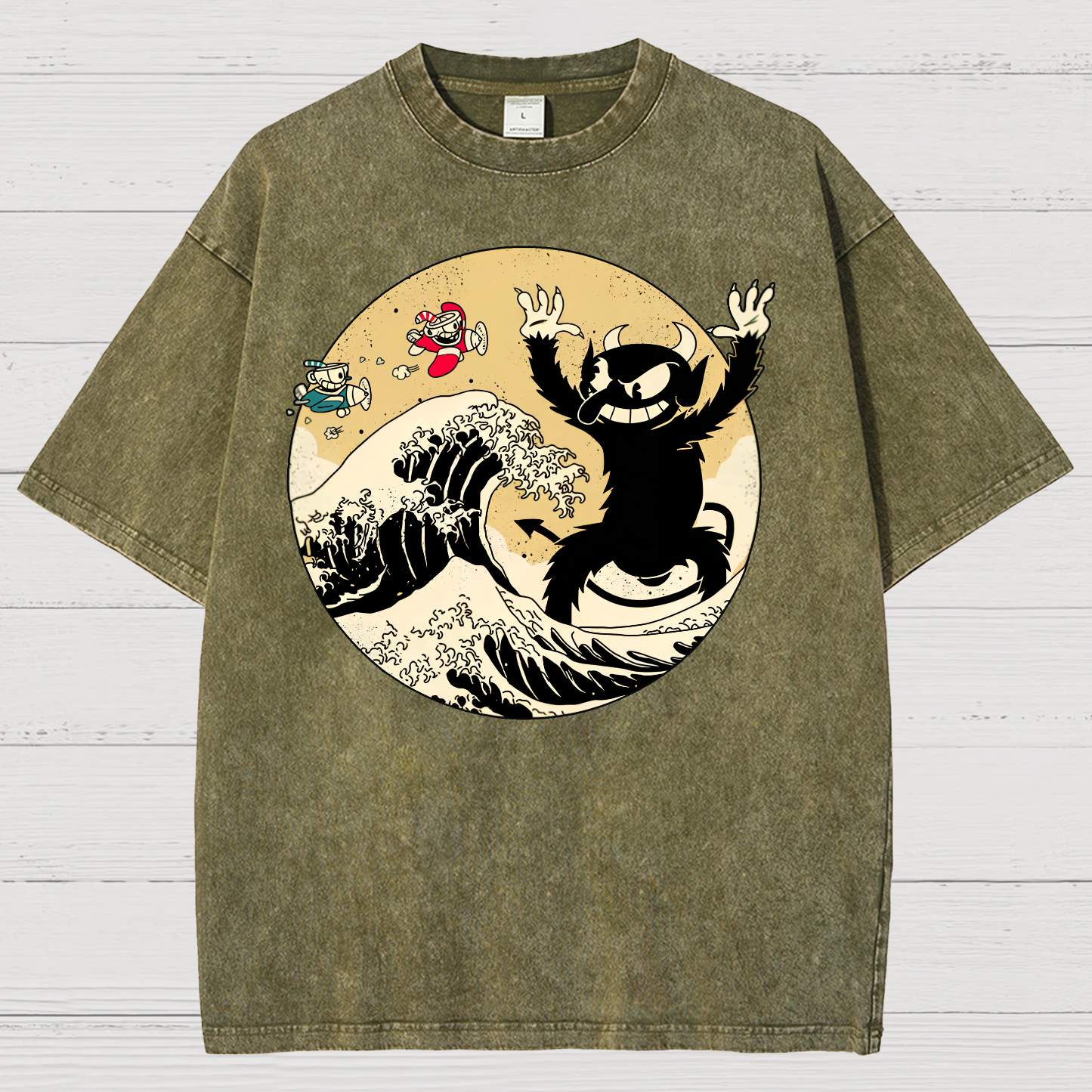 The Great Retro Game Battle Vintage Distressed T-shirt