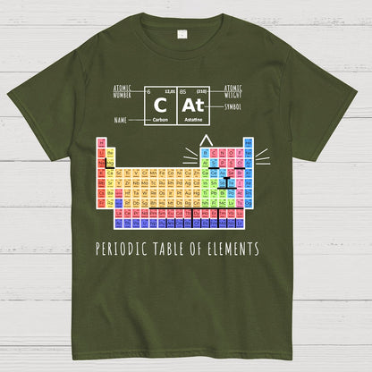 Periodic Table Of Cats Geek T-Shirt