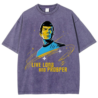Live long and prosper Vintage Distressed T-shirt