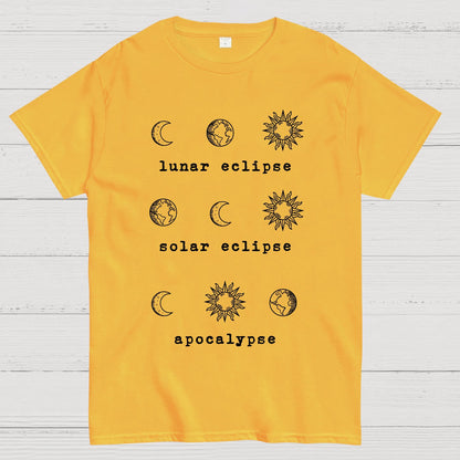 Lunar Eclipse Solar Eclipse Apocalypse Geek T-Shirt