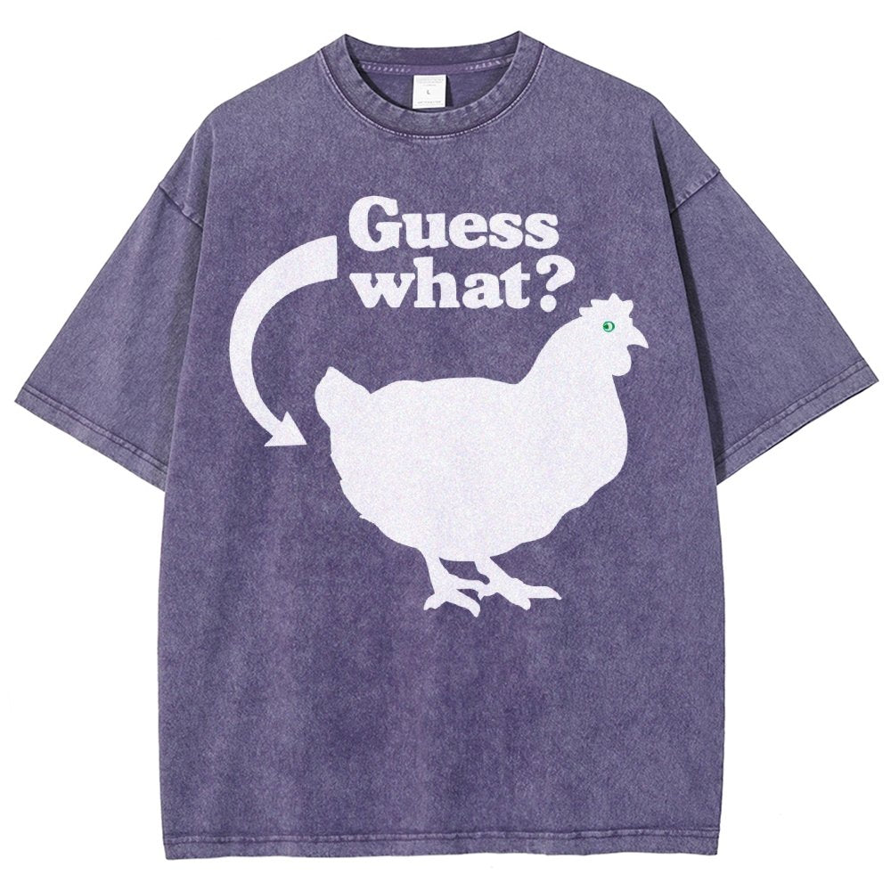 Chicken Butt Vintage Distressed T-shirt