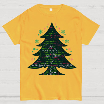 A Programmer's Christmas Tree Geek T-Shirt