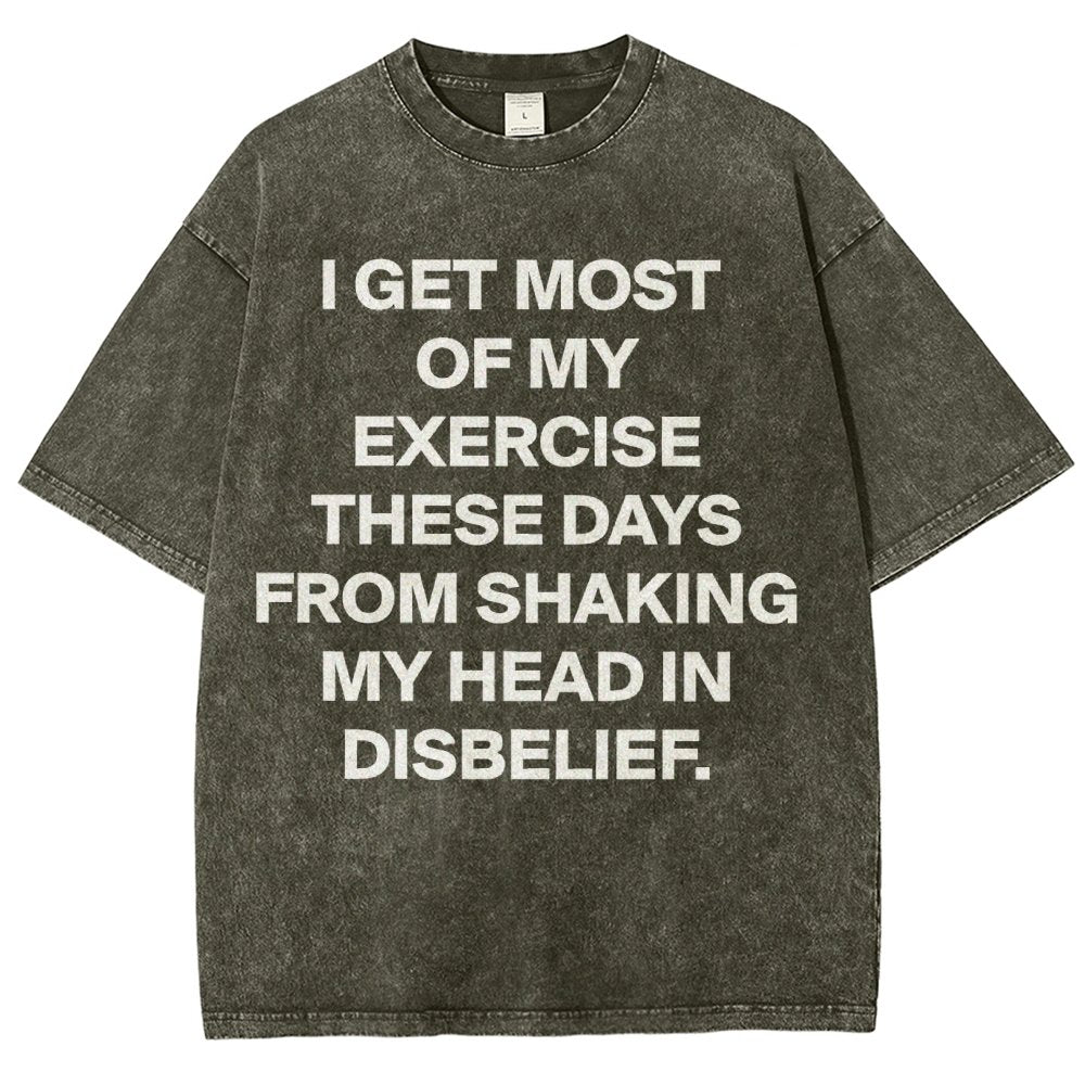 Shaking My Head Sarcastic Vintage Distressed T-shirt
