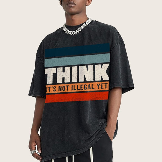 Think – Still Legal Vintage Distressed T-shirt
