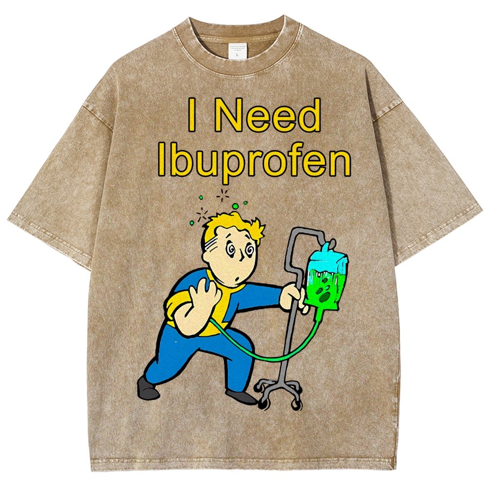 I Need One More Ibuprofen Vintage Distressed T-shirt