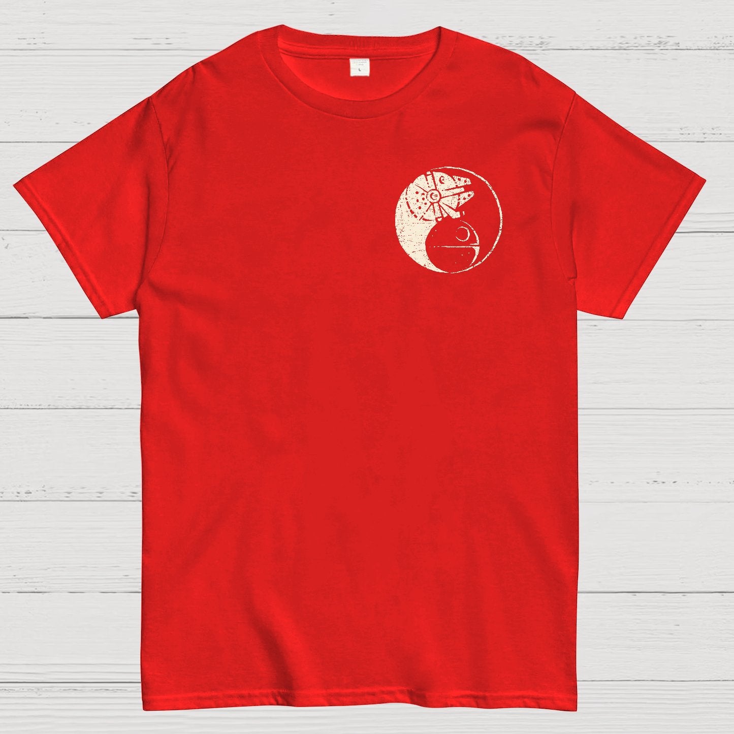 Balancing The Energy Front And Back Printing Geek T-Shirt