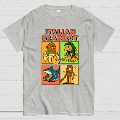 Italian Brainrot Meme Geek T-Shirt