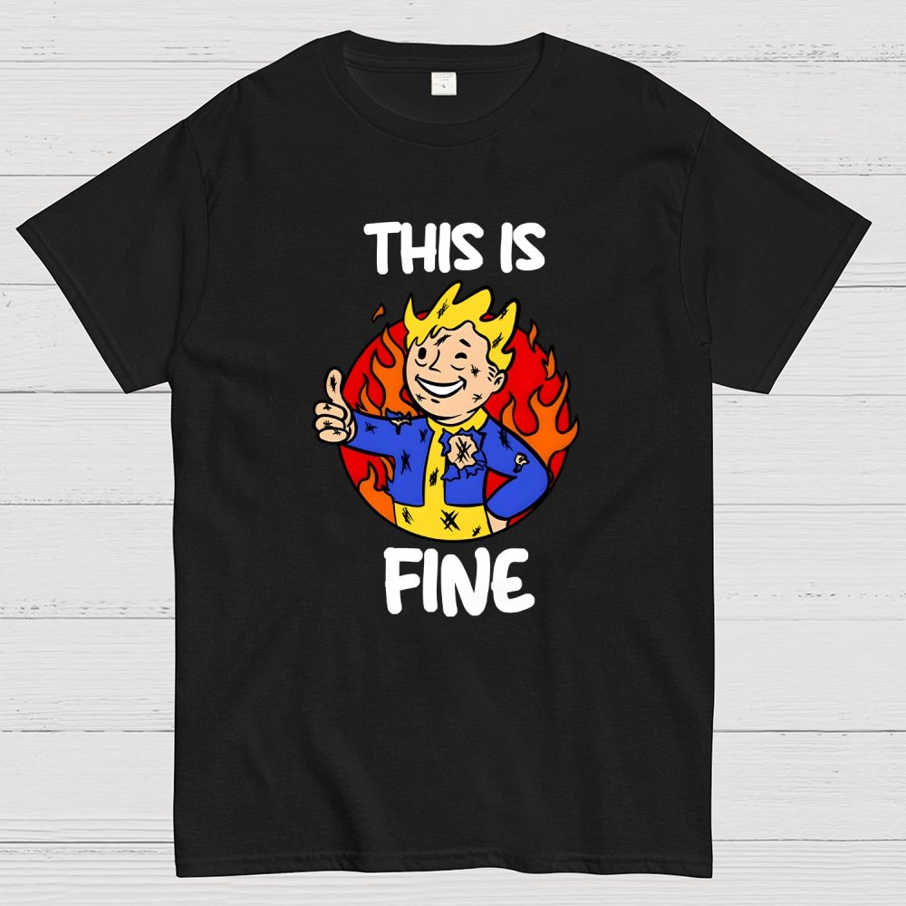This Is Fine Geek T-Shirt
