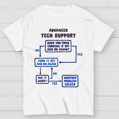 Turn It Off And On Again Geek T-Shirt