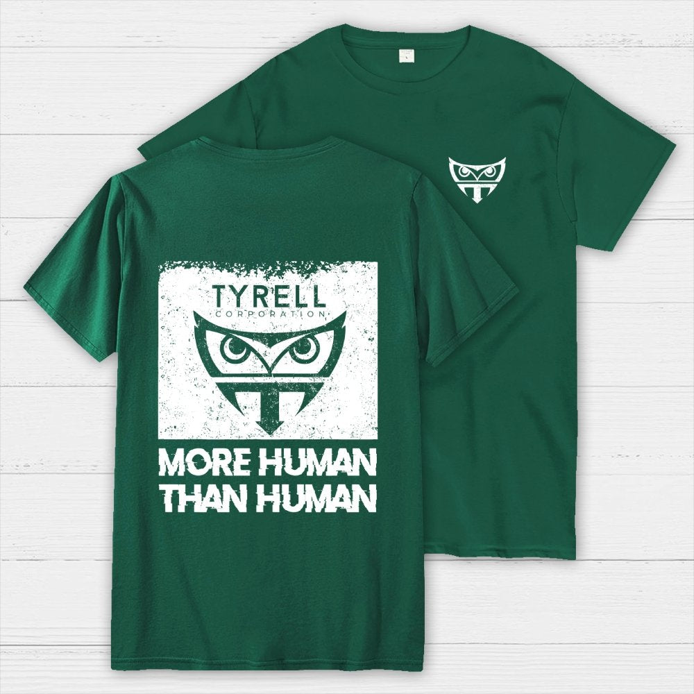More Human Than Human Front And Back Printing Geek T-Shirt