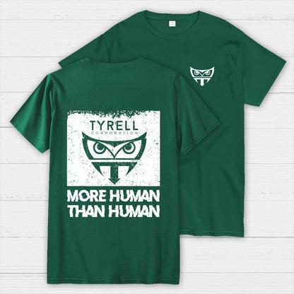 More Human Than Human Front And Back Printing Geek T-Shirt
