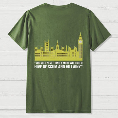 You Will Never Find A More Mischievous Nest Of Rogues And Rascals Unisex Front And Back Printing Geek T-Shirt