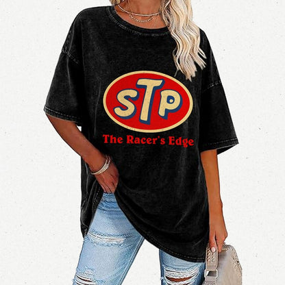 Retro Style - Stp The Racers Edge Vintage Distressed T-shirt
