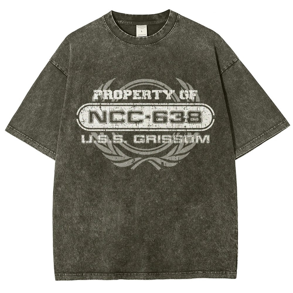 Vintage Property of ABC123 Vintage Distressed T-shirt