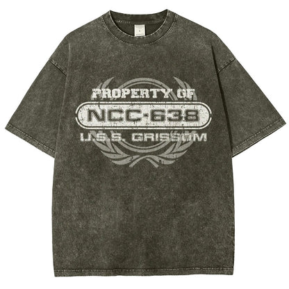 Vintage Property of ABC123 Vintage Distressed T-shirt