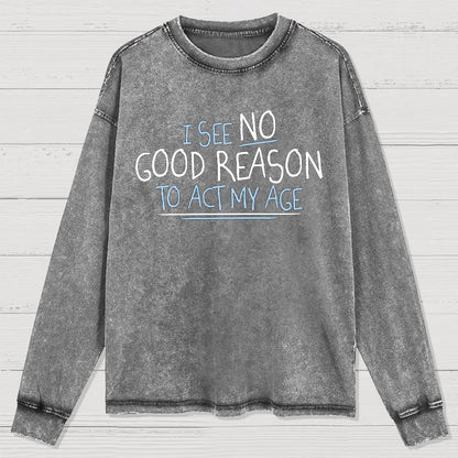 Washed Long Sleeve Tee