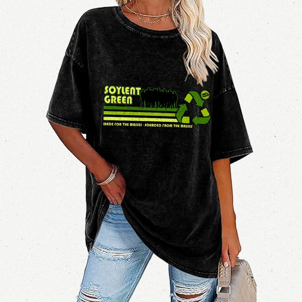 100 Percent Organic People Vintage Distressed T-shirt